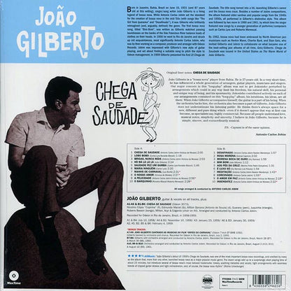 Joao Gilberto - Chega De Saudade (+8 bonus tracks) (ltd. ed.) (LP) - PureSound Records