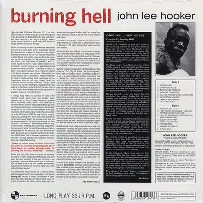 John Lee Hooker - Burning Hell (+4 bonus tracks) (ltd. ed.) (LP) - PureSound Records