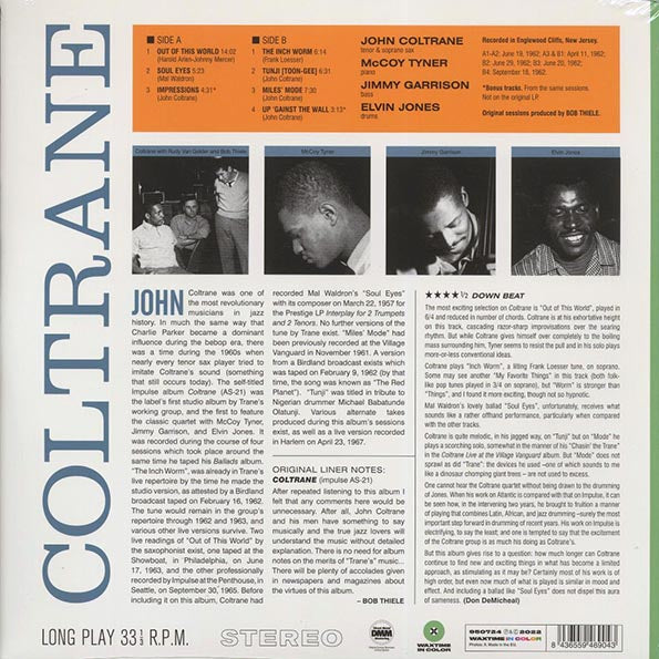 John Coltrane - Coltrane (+2 bonus tracks) (ltd. ed.) (180g) (LP) - PureSound Records