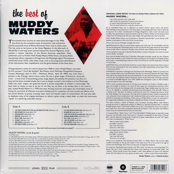 Muddy Waters - The Best Of Muddy Waters (+4 bonus tracks) (ltd. ed.) (LP) - PureSound Records