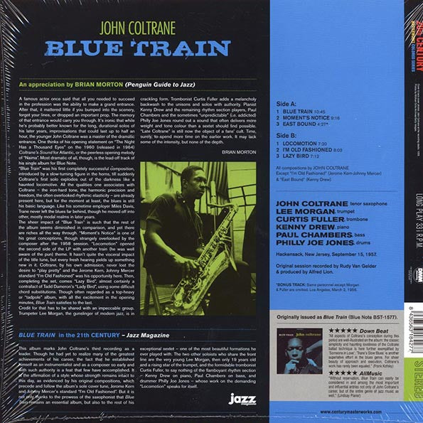 John Coltrane - Blue Train (+bonus track) (ltd. ed.) (180g) (LP) - PureSound Records