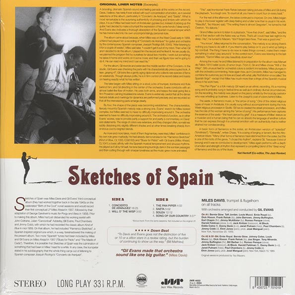 Miles Davis - Sketches Of Spain (+bonus track) (ltd. ed.) (180g) (LP) - PureSound Records