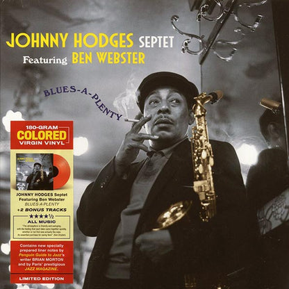Johnny Hodges Septet, Ben Webster - Blues-A-Plenty (+2 bonus tracks) (ltd. ed.) (180g) (LP) - PureSound Records