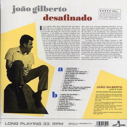 Joao Gilberto - Desafinado (+8 bonus tracks) (ltd. ed.) (LP) - PureSound Records
