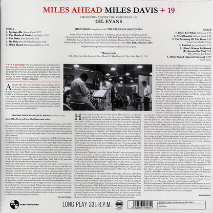 Miles Davis + 19 - Miles Ahead (+bonus track) (ltd. ed.) (180g) (LP) - PureSound Records