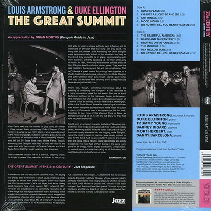 Louis Armstrong, Duke Ellington - The Great Summit (+bonus track) (ltd. ed.) (180g) (LP) - PureSound Records
