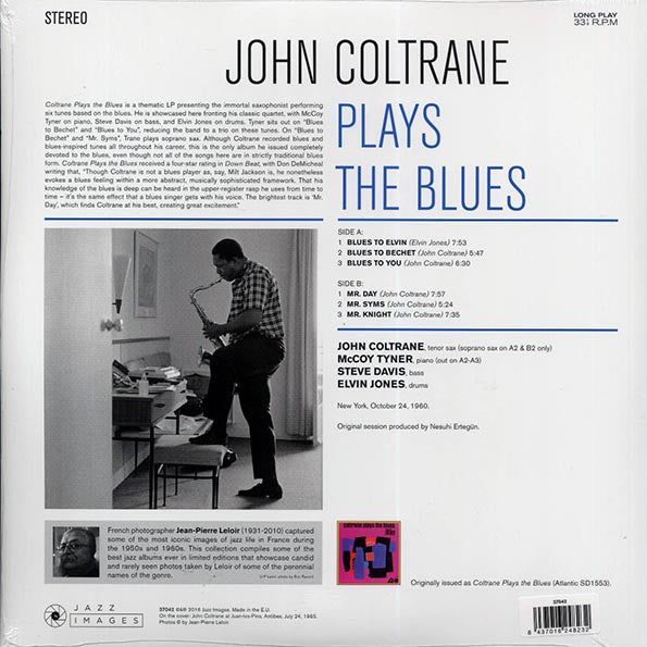 John Coltrane - Plays The Blues (ltd. ed.) (LP) - PureSound Records