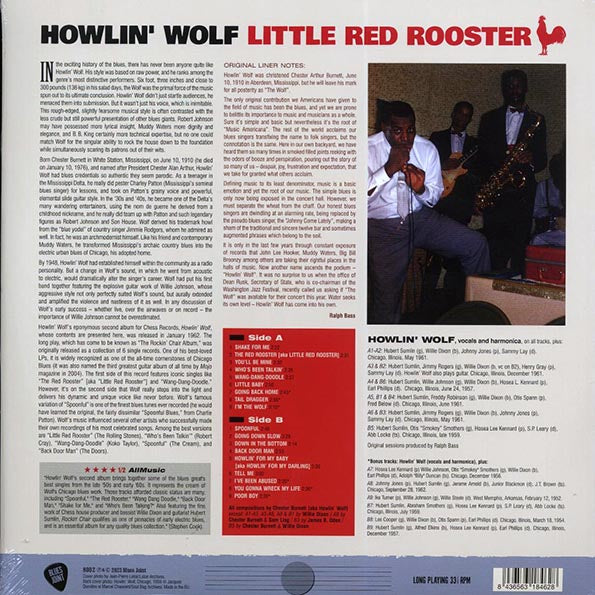 Howlin' Wolf - Little Red Rooster (+6 bonus tracks) (ltd. ed.) (LP) - PureSound Records