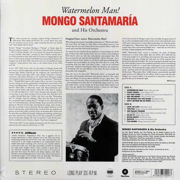 Mongo Santamaria - Watermelon Man! (+bonus track) (ltd. ed.) (LP) - PureSound Records
