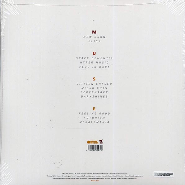 Muse - Origin Of Symmetry: XX Anniversary RemiXX (20th Anniv. Ed.) (2xLP) (remixed) (LP) - PureSound Records