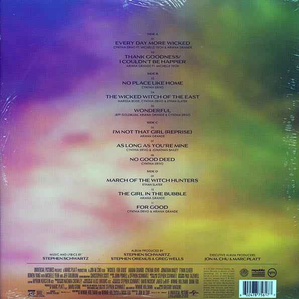 Ariana Grande, Cynthia Erivo, Stephen Schwartz, Etc. - Wicked: For Good (The Soundtrack) (LP)