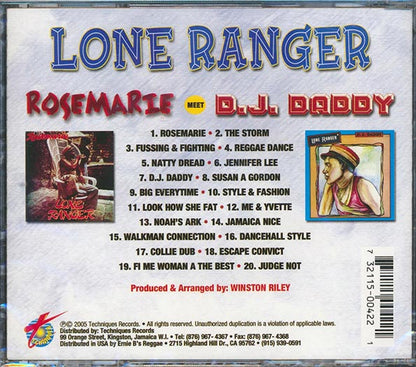 Lone Ranger - Rosemarie + DJ Daddy (2 albums on 1 CD) (CD)