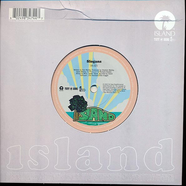 Bob Marley - Slogans  /  The Heathen (PICTURE SLEEVE) (7")
