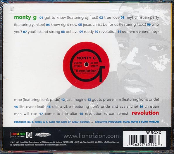 Monty G - Revolution (CD)