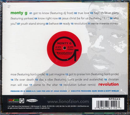 Monty G - Revolution (CD)