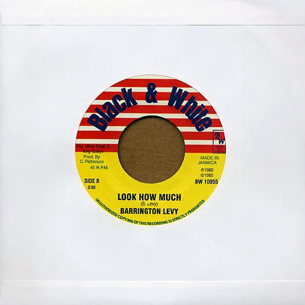 Barrington Levy - Look How Much  /  Johnny Osbourne, Ringo - Turn Me On (7")