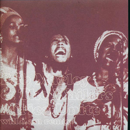 Bob Marley - Africa Unite (Will.I.am Remix)  /  I Shot The Sheriff (PICTURE SLEEVE) (UK press) (7")
