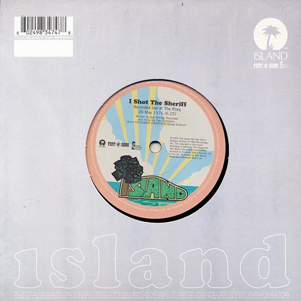 Bob Marley - Africa Unite (Will.I.am Remix)  /  I Shot The Sheriff (PICTURE SLEEVE) (UK press) (7")