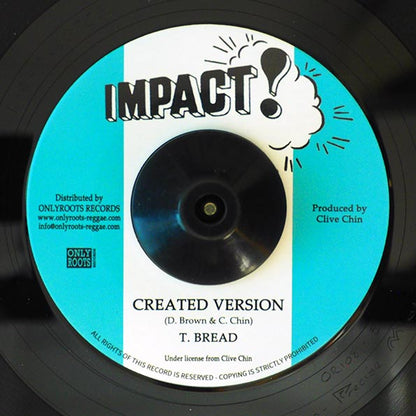 Errol Dunkley - Created By The Father  /  T Bread - Created Version (7")