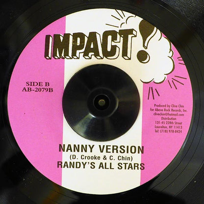 Slickers - Good Nanny  /  Randys All Stars - Nanny Version (7")