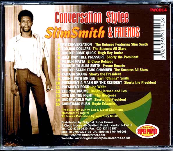 Slim Smith & Friends - Conversation Stylee (CD)