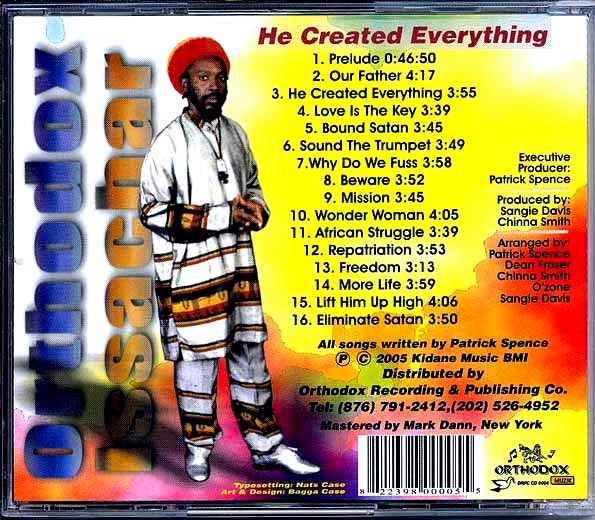 Orthodox Issachar - He Created Everything (CD)