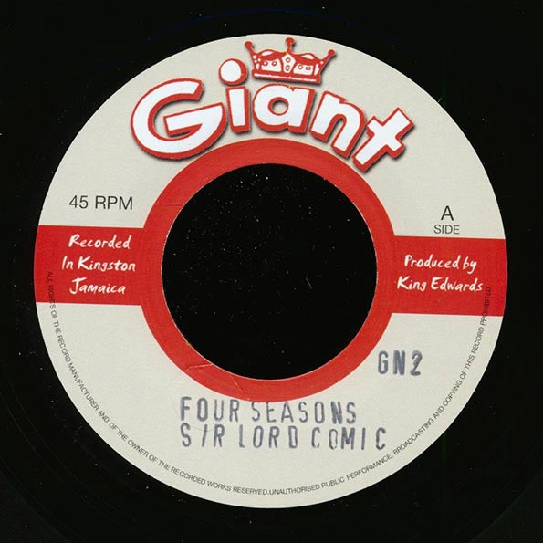 Sir Lord Comic, The Skatalites - Four Seasons  /  Eric Monty Morris - River Come Down (7")