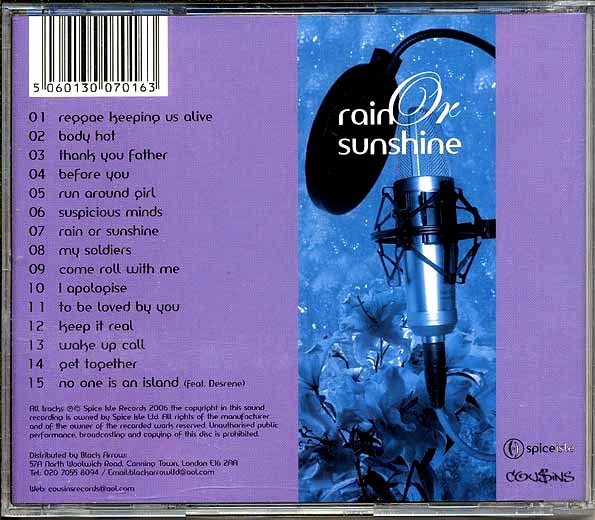 Colin B - Rain Or Sunshine (CD)
