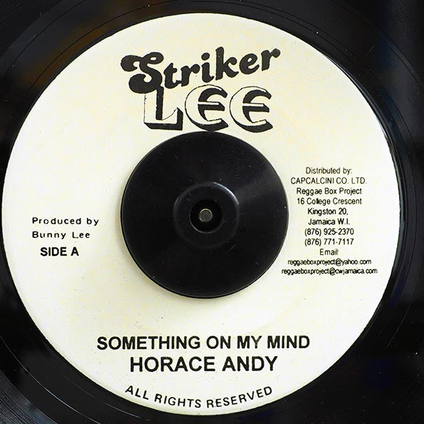 Horace Andy - Something On My Mind  /  The Aggrovators - Version (7")