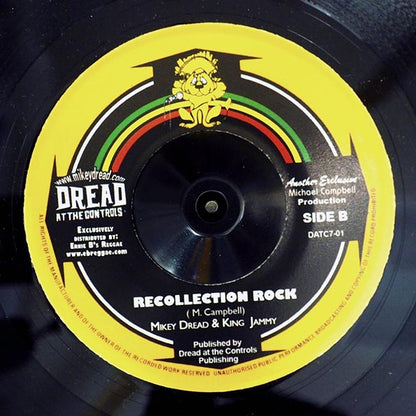 Hopeton Lindo - Black History  /  Mikey Dread, Prince Jammy - Recollection Rock (Version) (7")