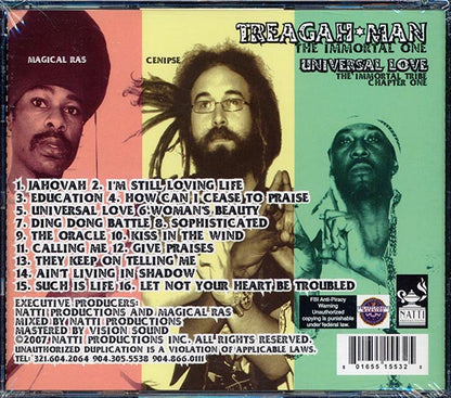 Treagah Man - Universal Love: The Immortal Tribe Chapter One (CD)