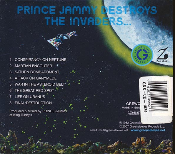 Prince Jammy - Destroys The Invaders (CD)