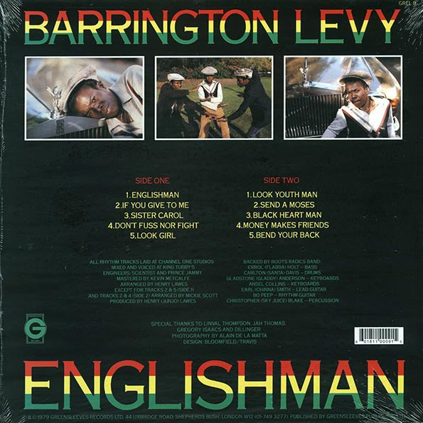 Barrington Levy - Englishman (LP) - PureSound Records