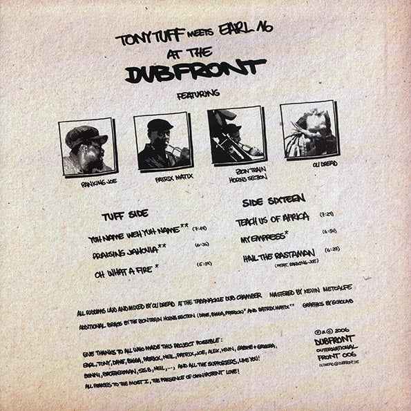 Tony Tuff, Earl Sixteen - Tony Tuff Meets Earl 16 At The Dubfront (2006 FIRST PRESS) (LP)