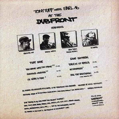Tony Tuff, Earl Sixteen - Tony Tuff Meets Earl 16 At The Dubfront (2006 FIRST PRESS) (LP)