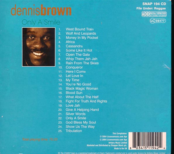 Dennis Brown - Only A Smile (CD)