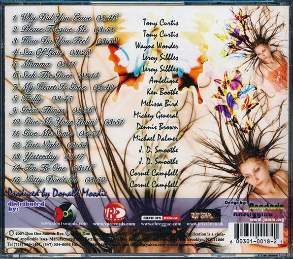 Cornell Campbell, Tony Curtis, Leroy Sibbles, JD Smoothe, Etc. - Classic: One Love From Don One (CD)