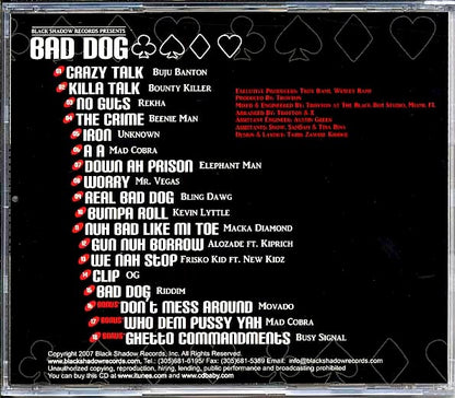 Buju Banton, Busy Signal, Bounty Killer, Mad Cobra, Etc. - Bad Dog (CD)