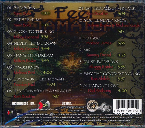 Yami Bolo, Mikey General, Sluggy, Etc - Feel Jamaica (CD)