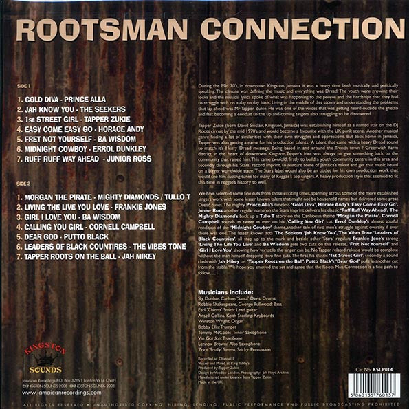 Tappa Zukie, Prince Alla, Etc. - Rootsman Connection (LP)