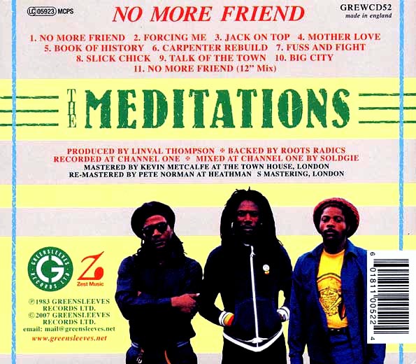 Meditations - No More Friend