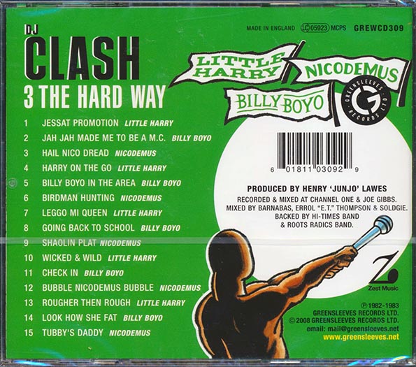Little Harry, Billy Boyo, Nicodemus - DJ Clash: 3 The Hard Way (CD)