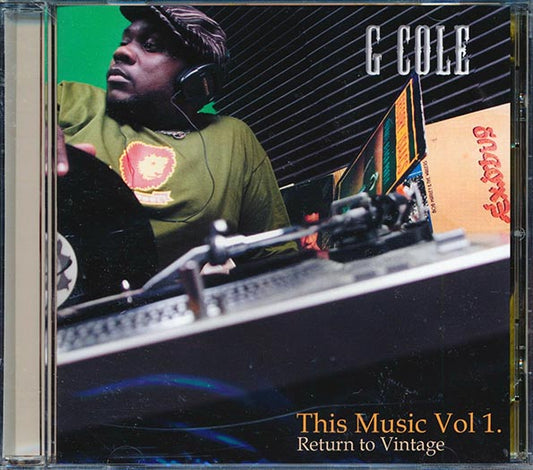 G Cole - This Music Volume 1: Return To Vintage (CD)