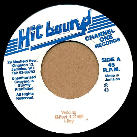 I Roy - Welding  /  Version (7")