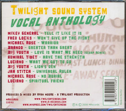 Luciano, Michael Rose, Fred Locks, Etc. - Twilight Sound System Vocal Anthology (CD)