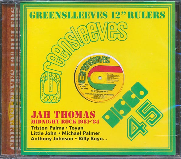 Billy Boyo, Triston Palmer, Anthony Johnson, Little John, Etc. - Greensleeves 12 Inch Rulers: Jah Thomas Midnight Rock 1981-1984 (12", CD)