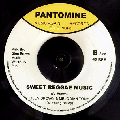 Andrew Bell - Check Point  /  Glen Brown & Melodian Tony - Sweet Reggae Music (rhythm: "Wicked Can't Run Away/Green Bay") (7")
