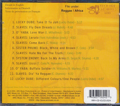 Lucky Dube, Slaves, O Yaba, Etc. - African Reggae (CD)