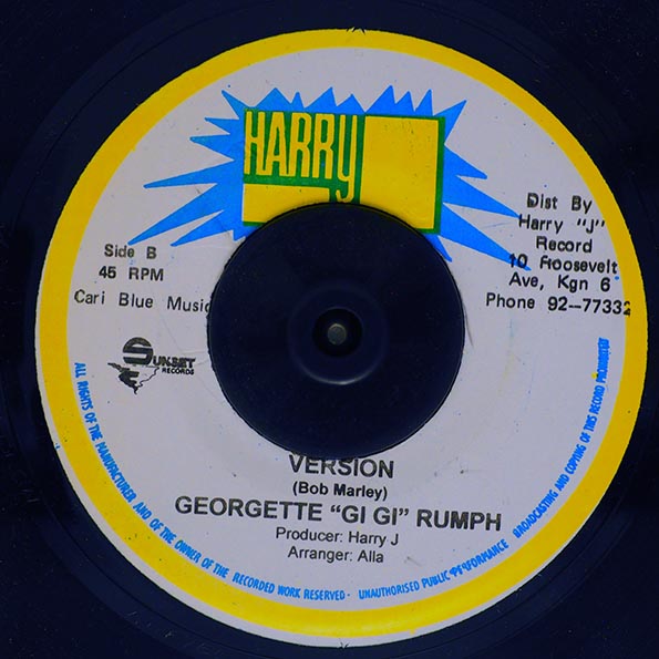 Georgette Gi Gi Rumph - Redemption Song  /  Version (7")