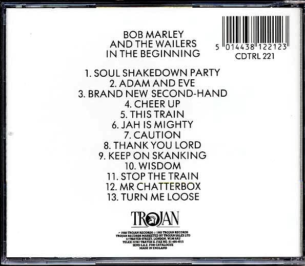 Bob Marley - In The Beginning (CD)